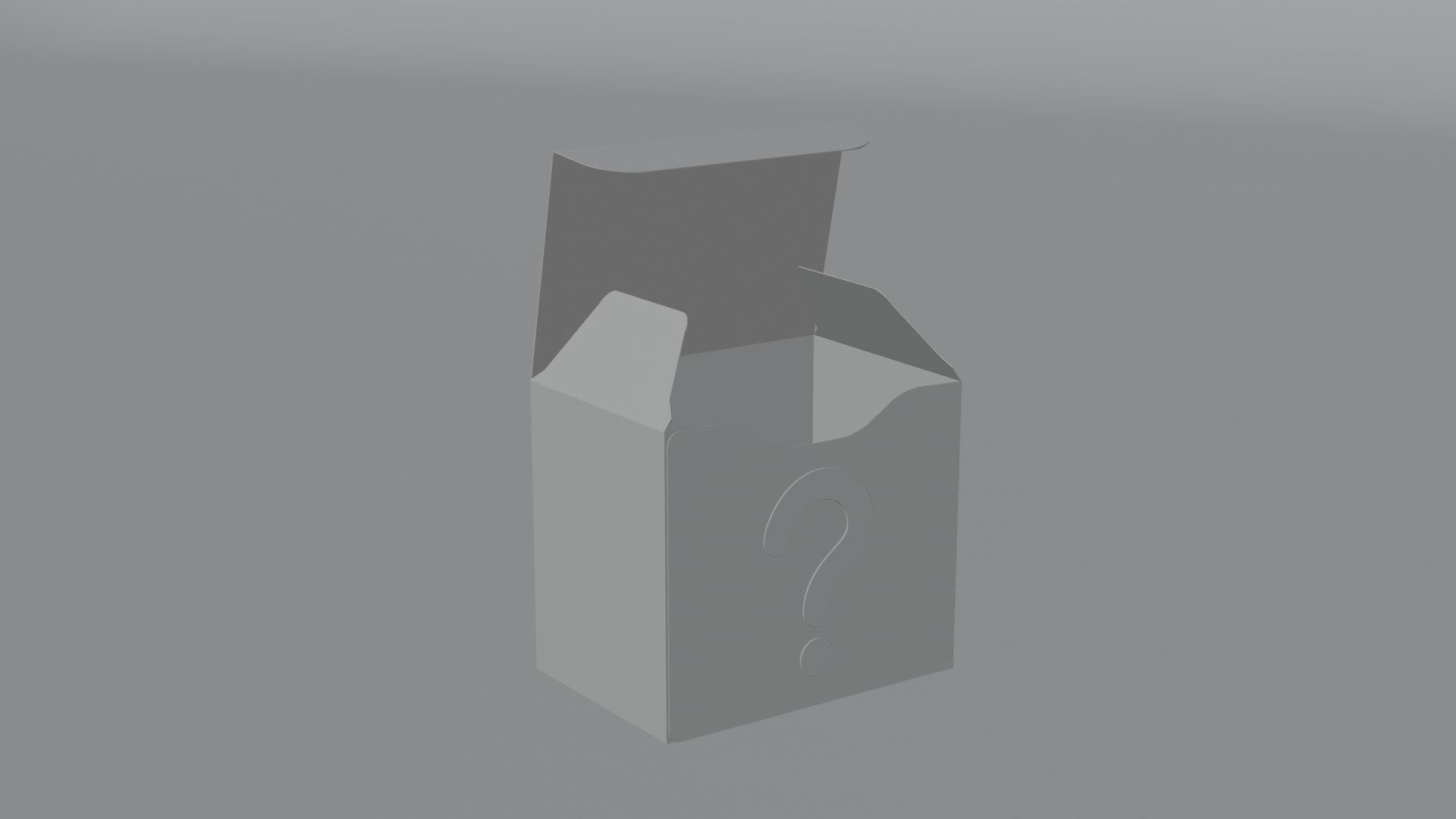 Surprise box package 3d model Low-poly 3D model_15