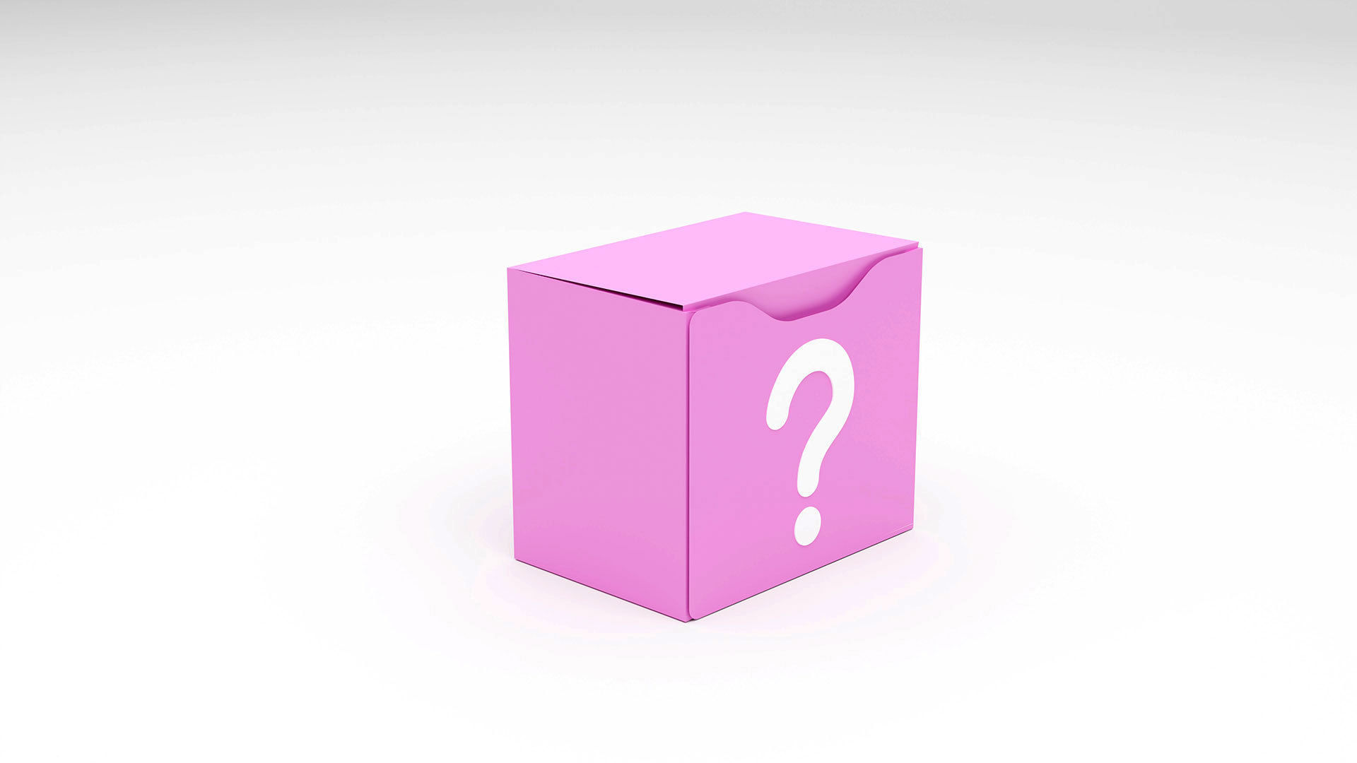 Surprise box package 3d model Low-poly 3D model_2