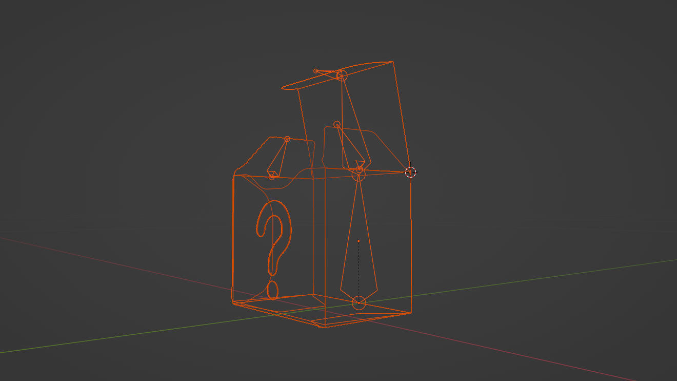 Surprise box package 3d model Low-poly 3D model_19