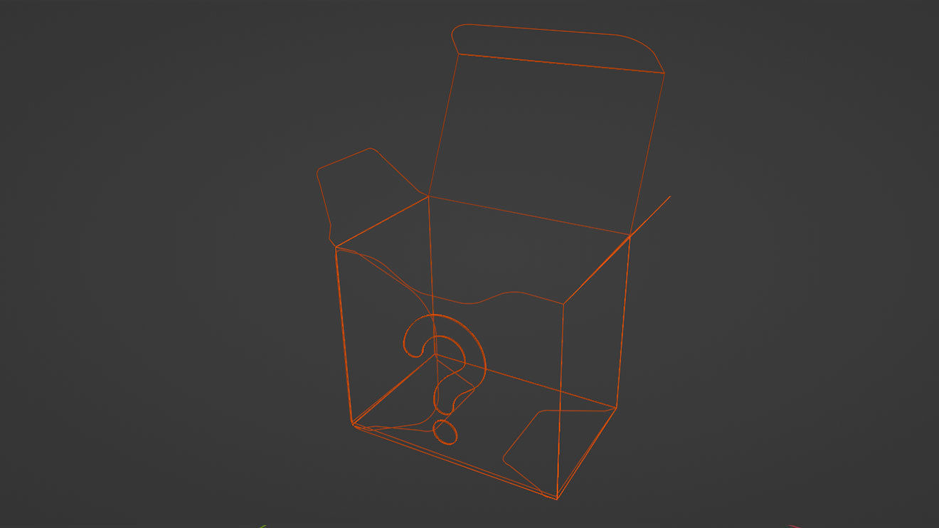 Surprise box package 3d model Low-poly 3D model_33