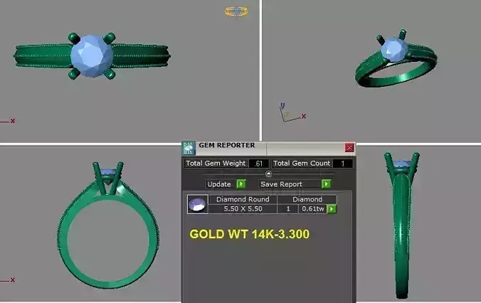 solitaire engagement ring