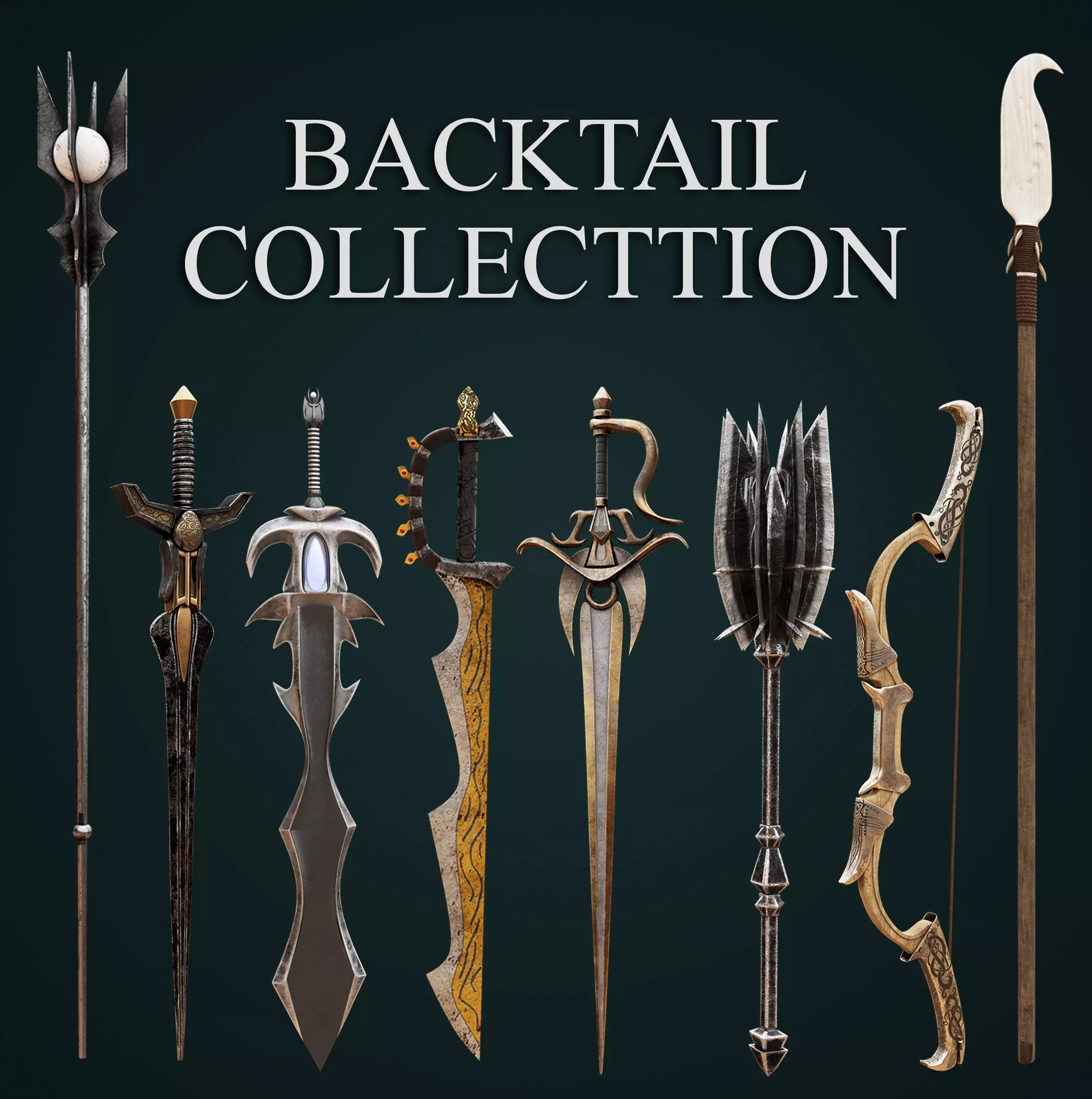 Backtail Collection 3D model