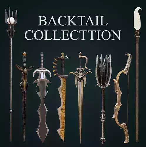 Backtail Collection 3D model