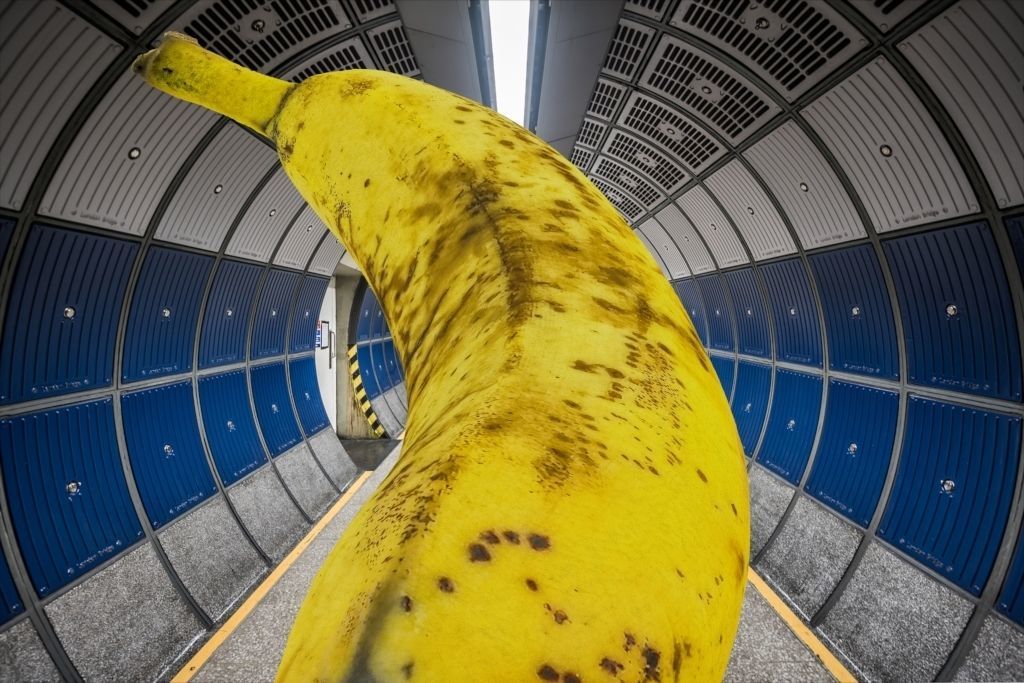 real banana with texture Free 3D model_5