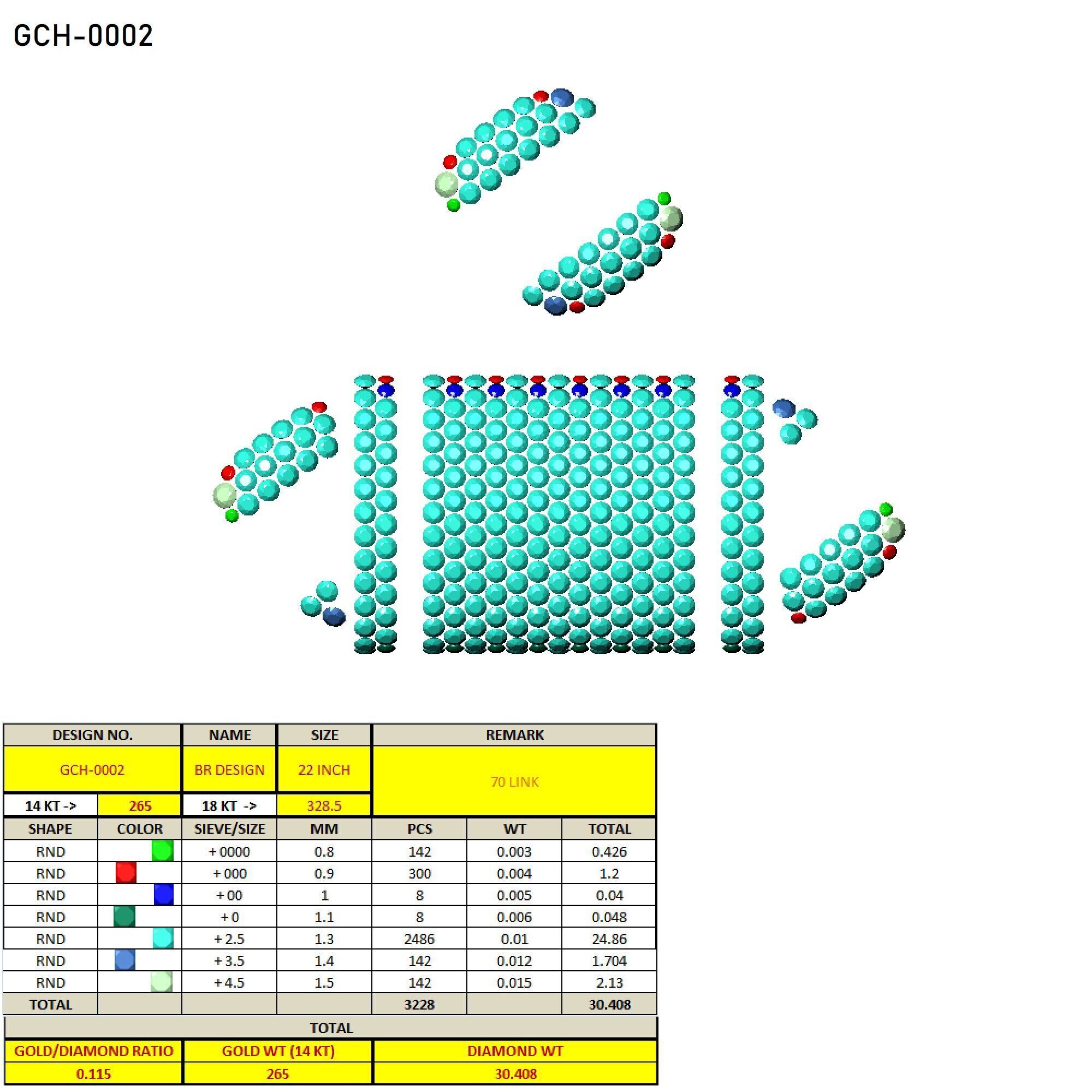 CUBAN CHAIN 3D print model_15