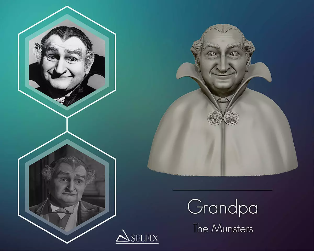 Grandpa from the munsters 3D print model_0