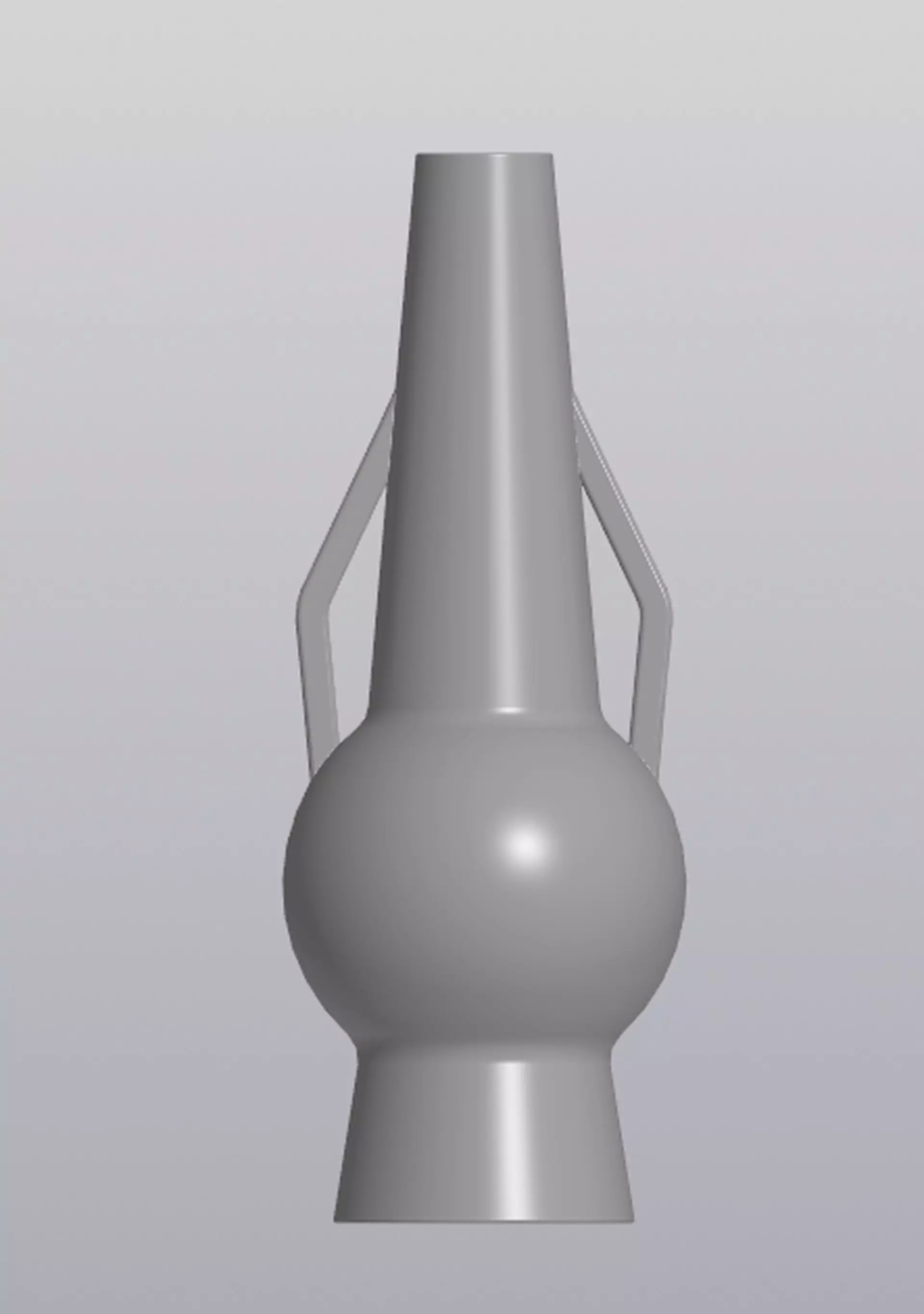 Vintage style vase 3D print model