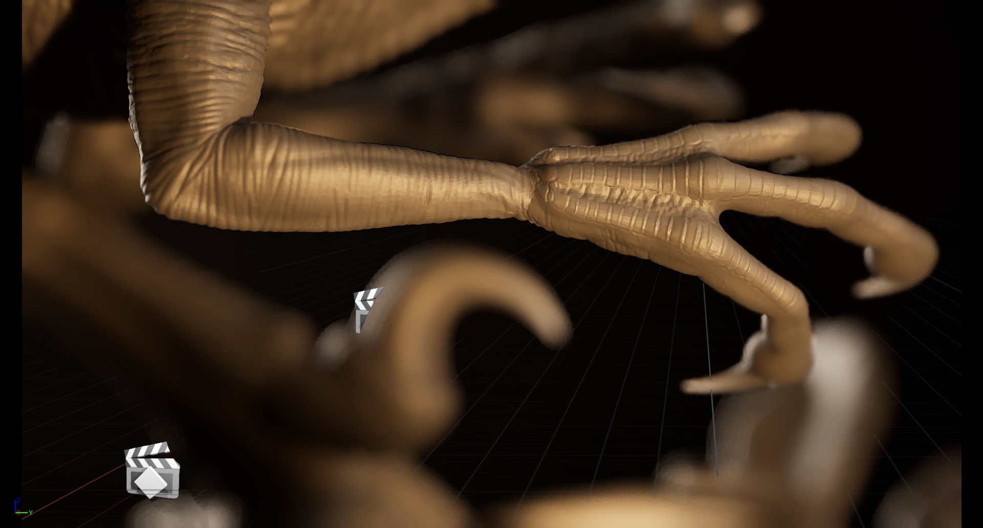 jurassic park velociraptor 3D Print Model 3D print model_4