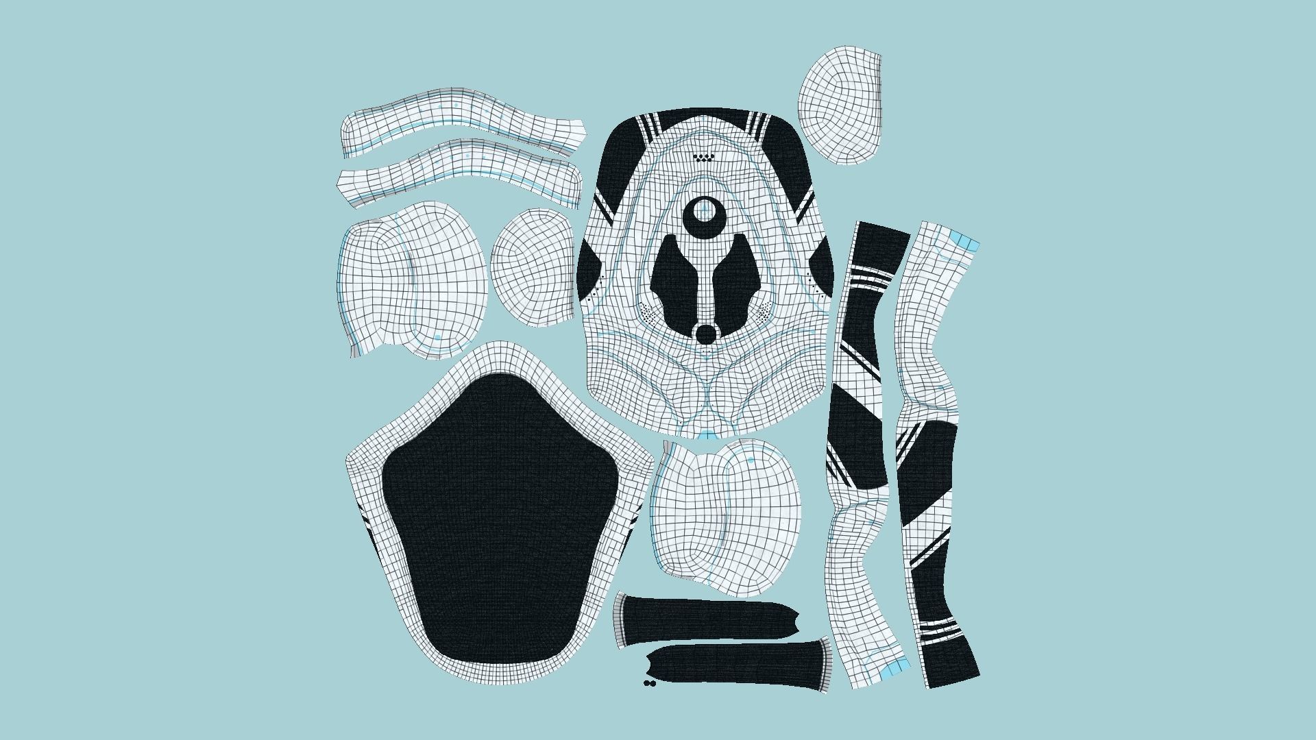 10 SciFi Backpack H Collection - Fashion Character Design _71