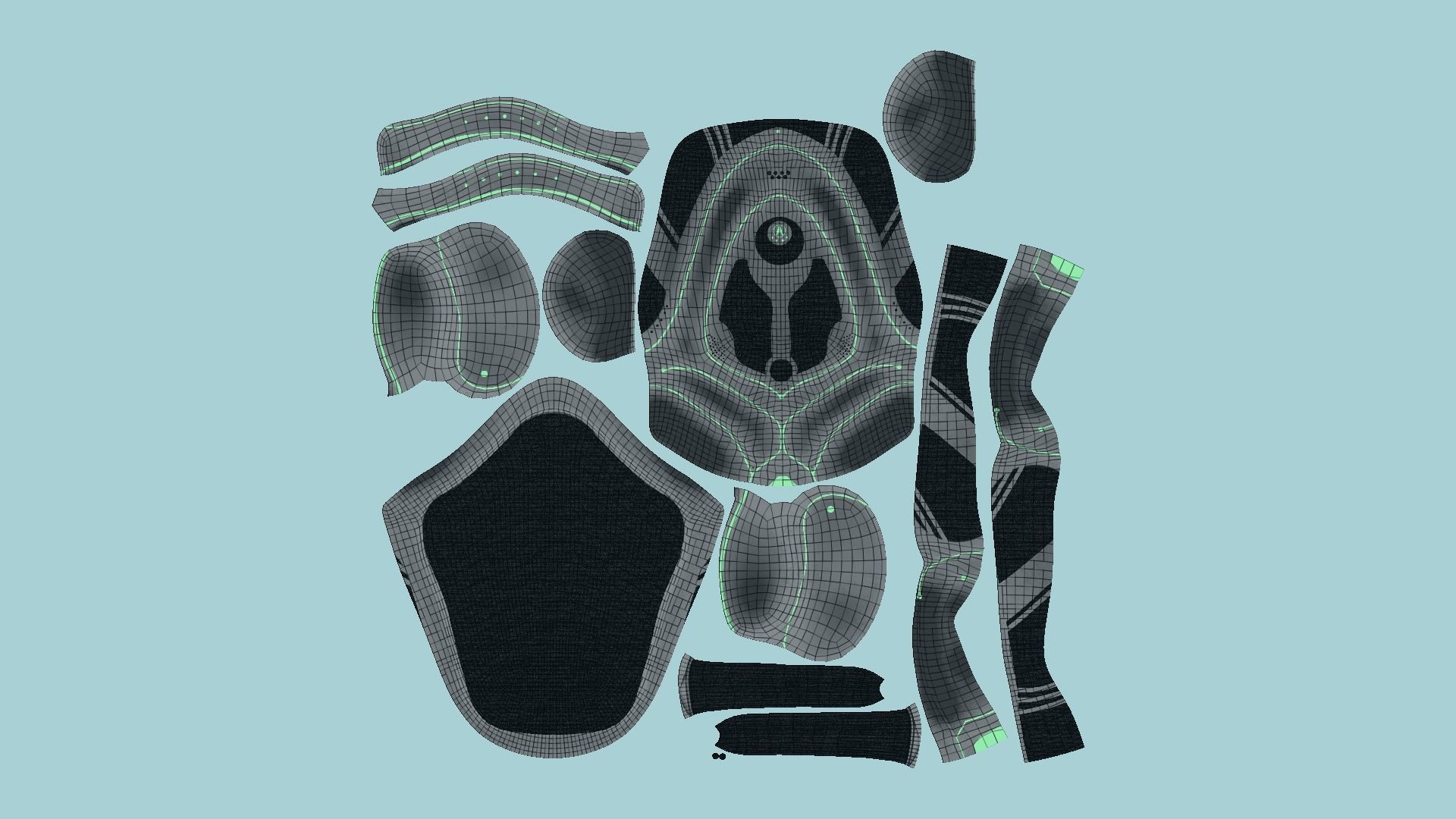 10 SciFi Backpack H Collection - Fashion Character Design _64