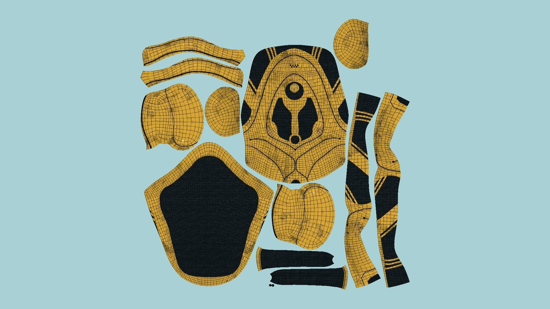 10 SciFi Backpack H Collection - Fashion Character Design _63