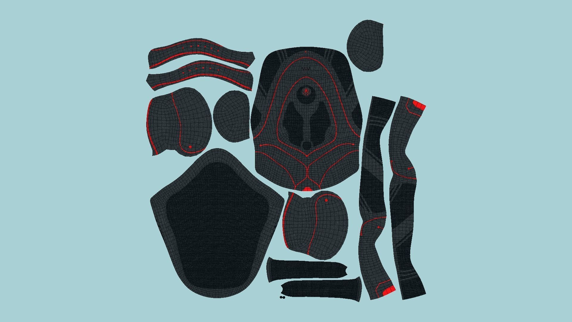 10 SciFi Backpack H Collection - Fashion Character Design _72