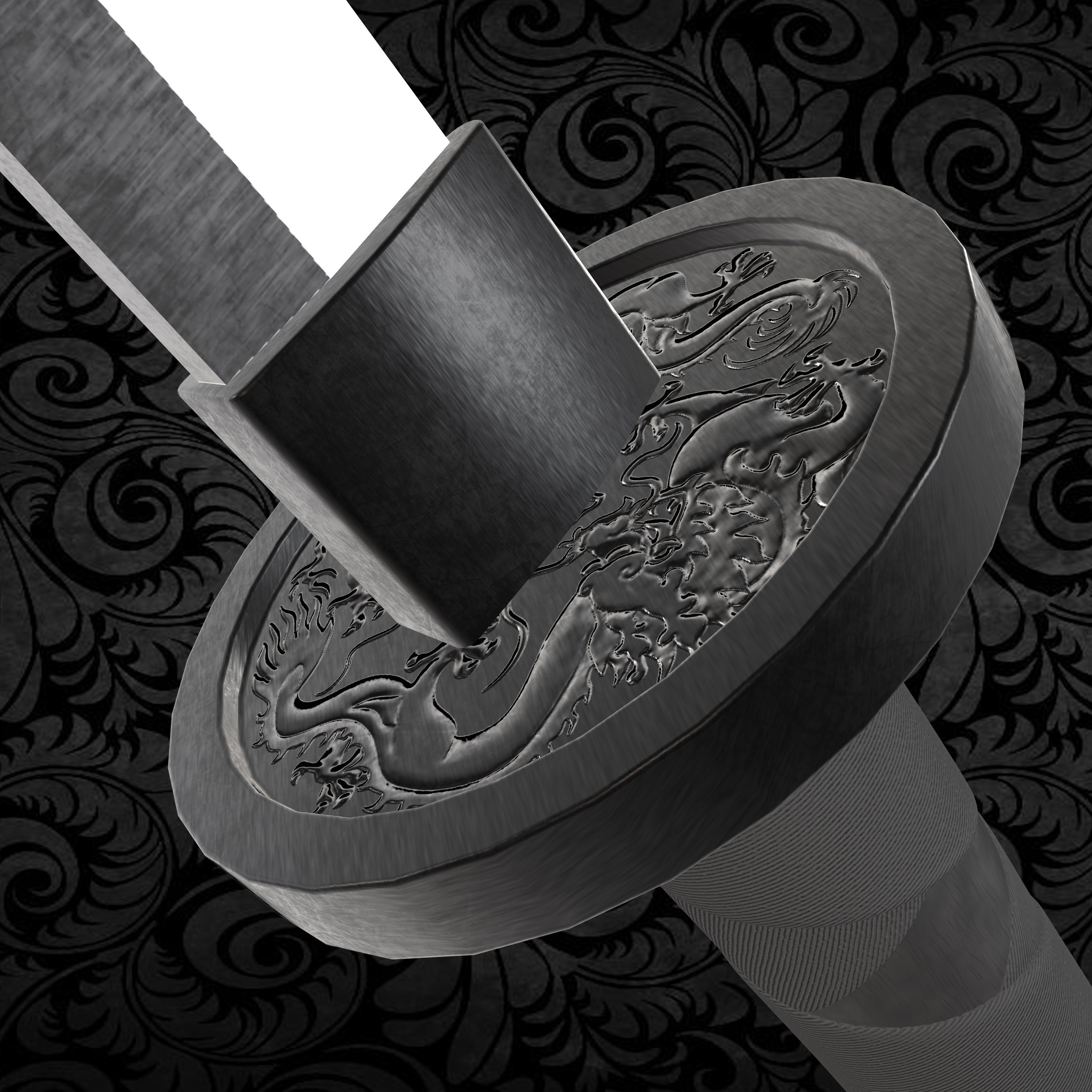 NINJA WEAPONS VOL 3 Low-poly 3D model_9