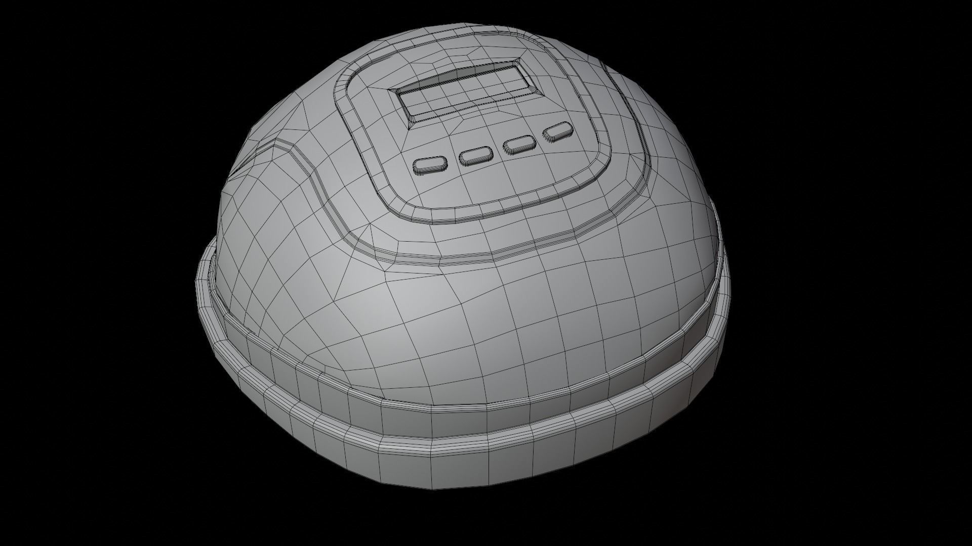 Nail Dryer Low-poly 3D model_16