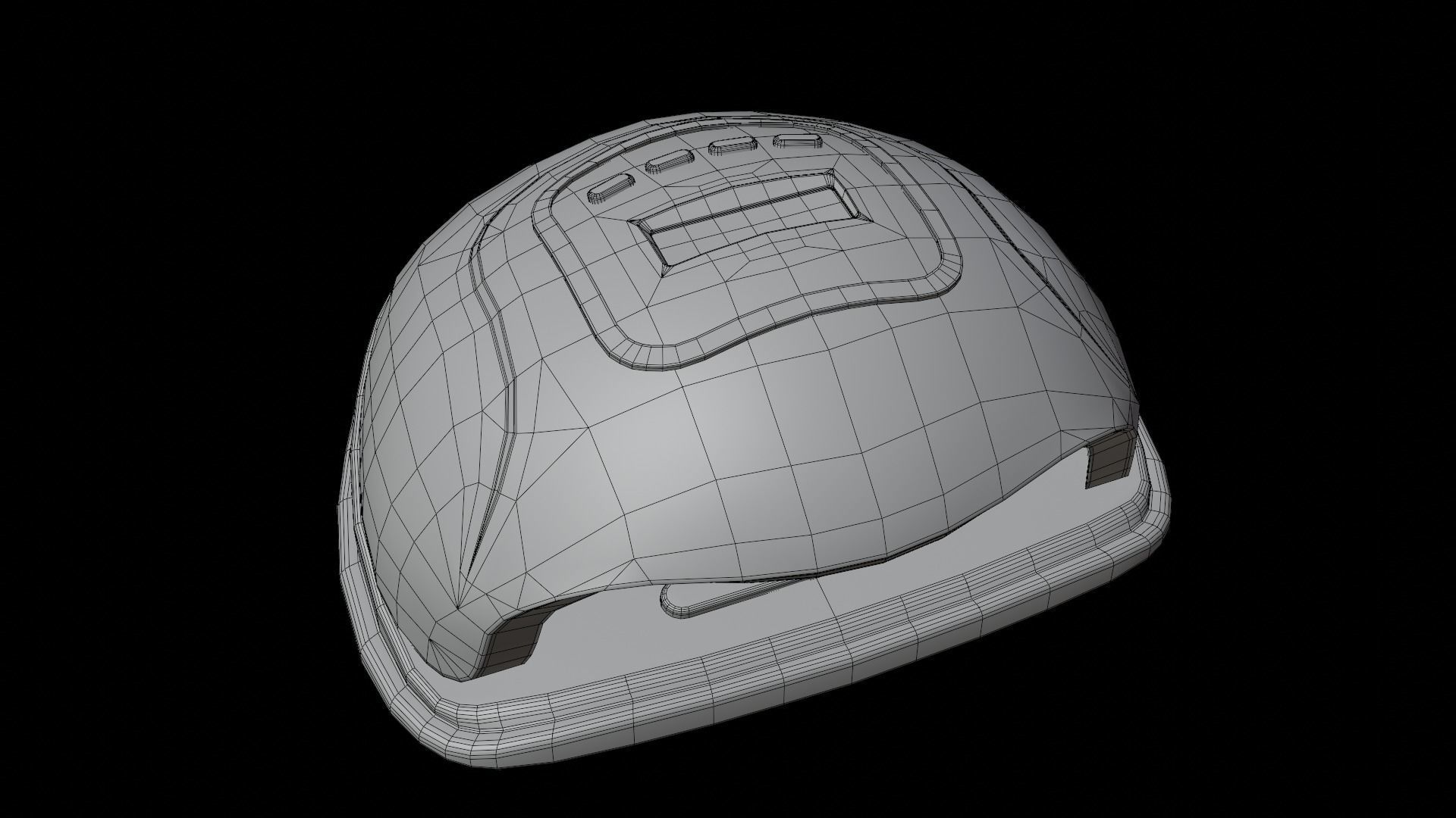 Nail Dryer Low-poly 3D model_14