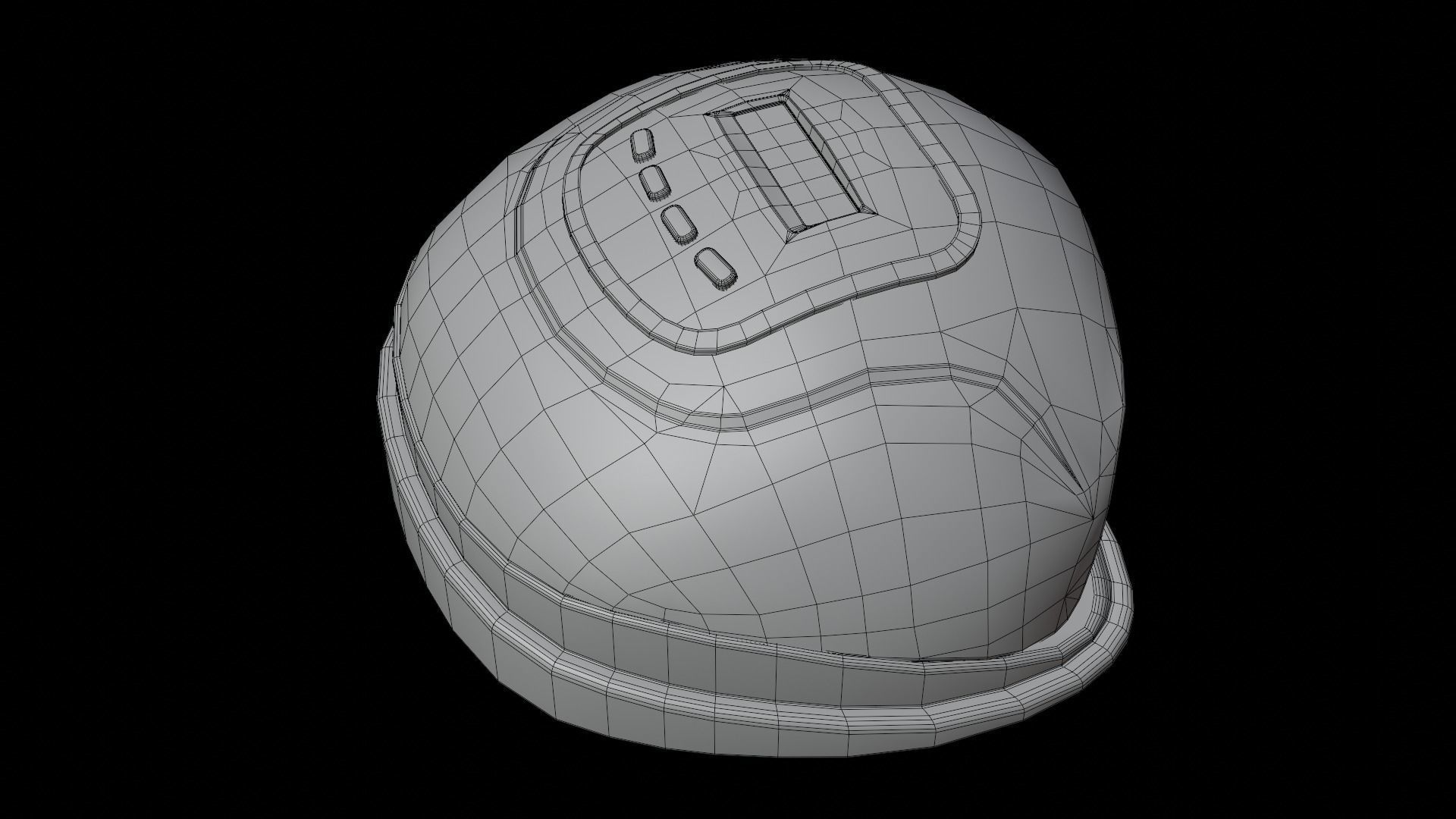 Nail Dryer Low-poly 3D model_17