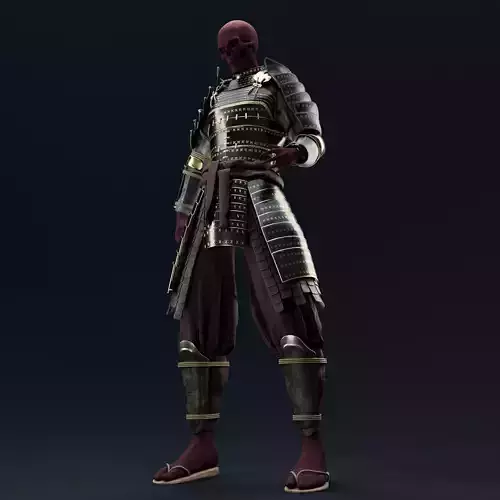 Samurai Cloth 3D model