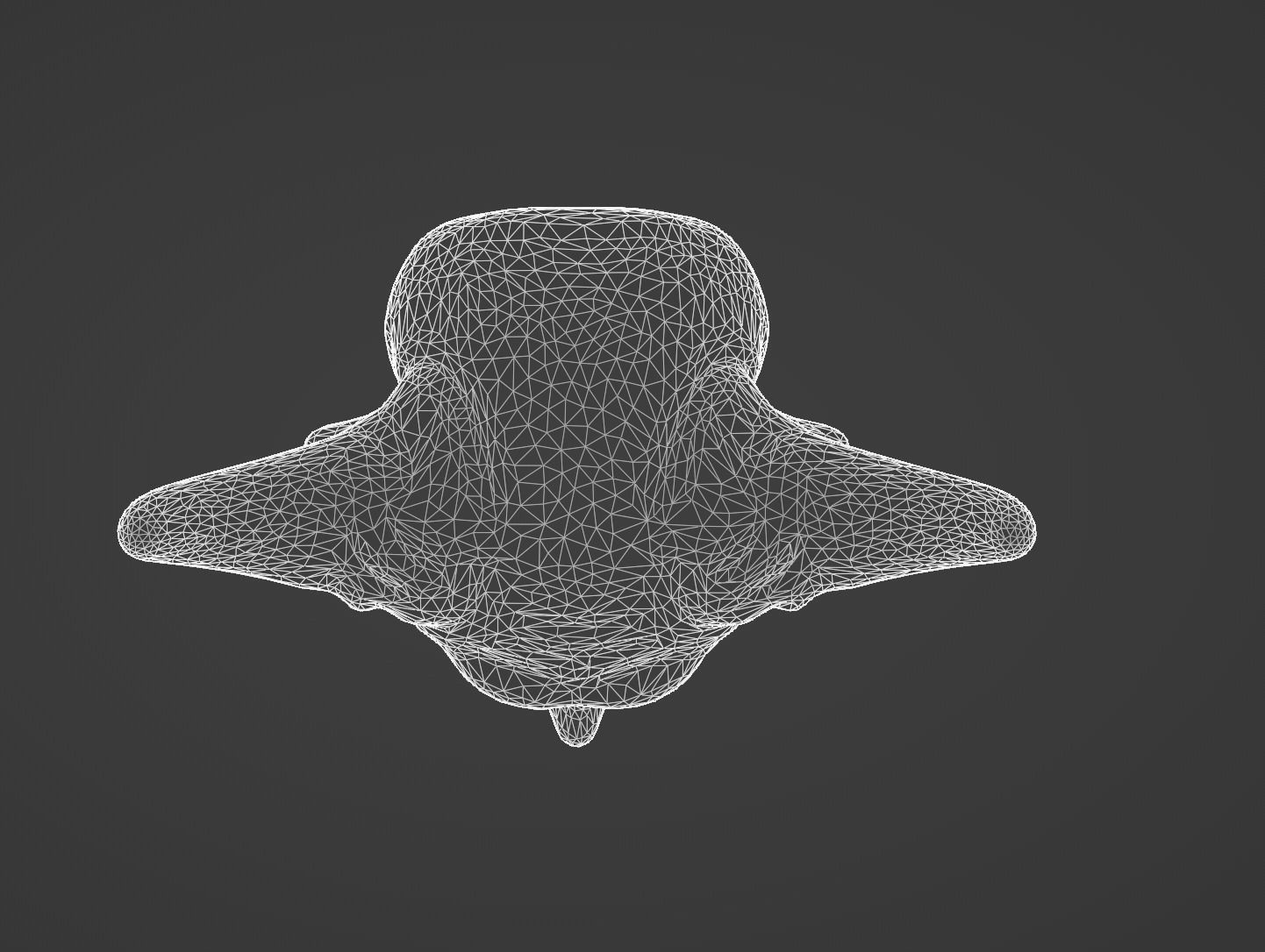 Demon Head Low-poly 3D model_9