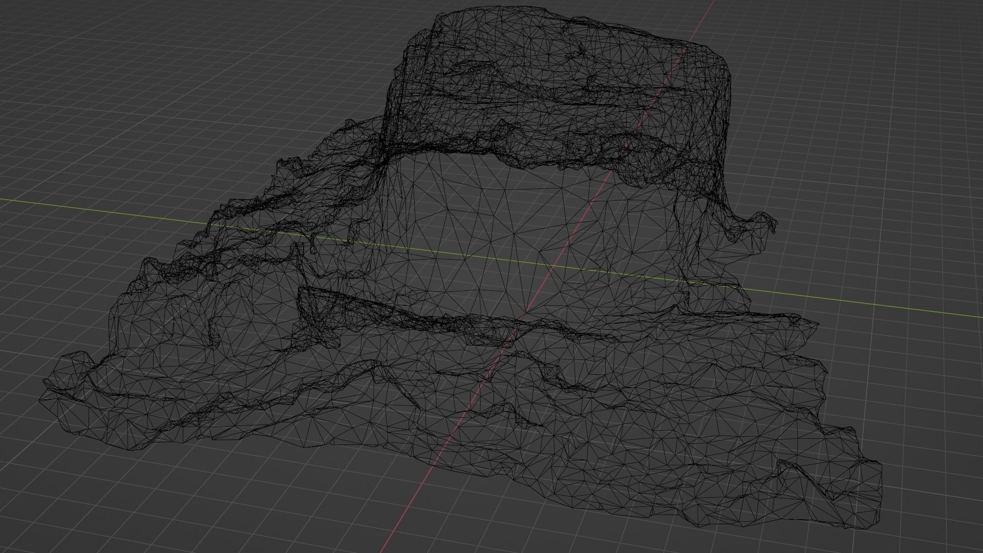 Tree Stump 2 Low-poly 3D model_10