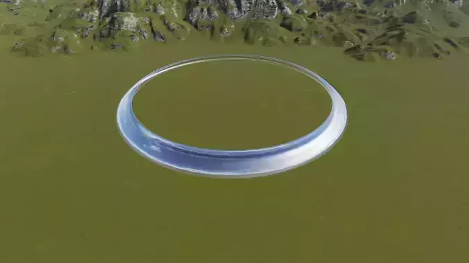 Big Angel Halo Ring Golden