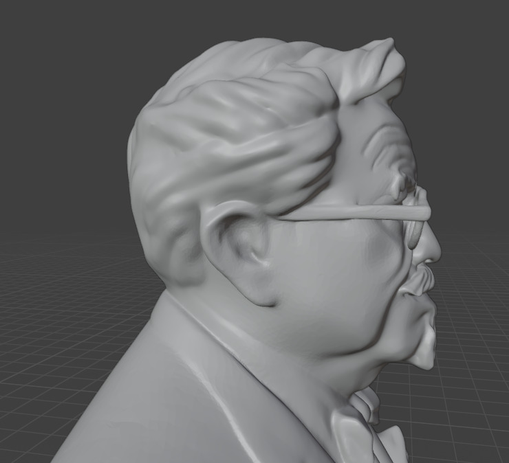 Colonel Sanders 3D print model_12