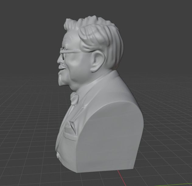 Colonel Sanders 3D print model_24