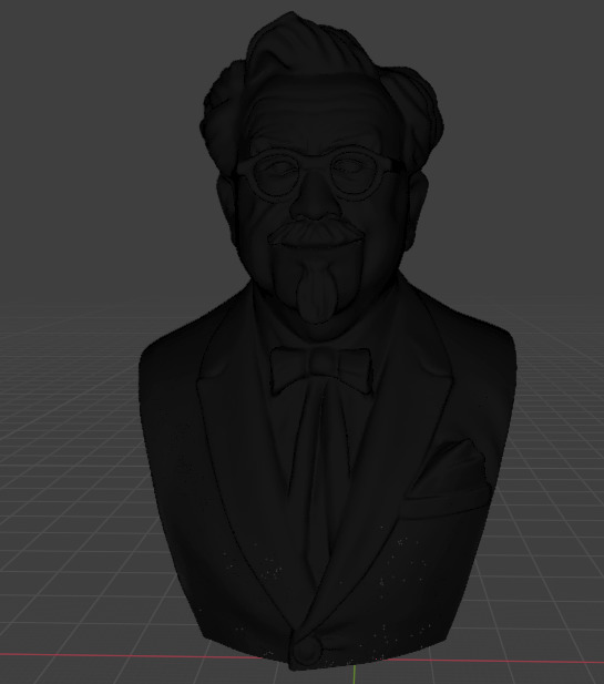 Colonel Sanders 3D print model_15