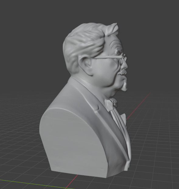 Colonel Sanders 3D print model_20
