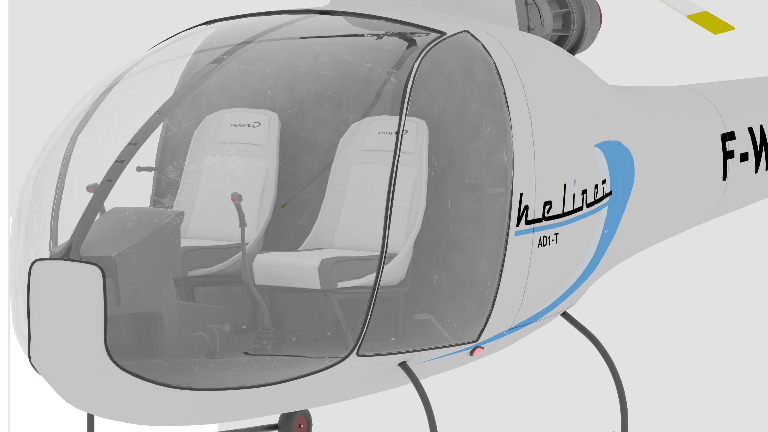 NEW AWESOME HELICOPTER RIGGED Low-poly 3D model_22