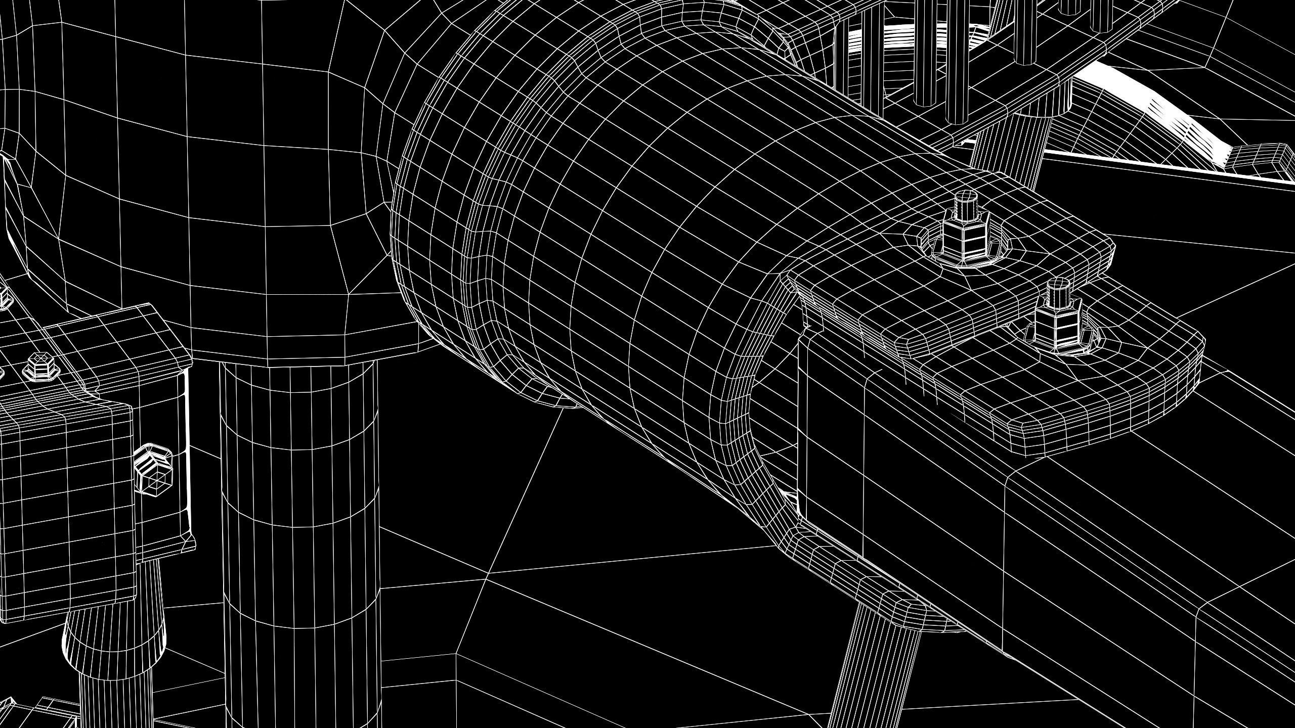 NEW AWESOME HELICOPTER RIGGED Low-poly 3D model_12