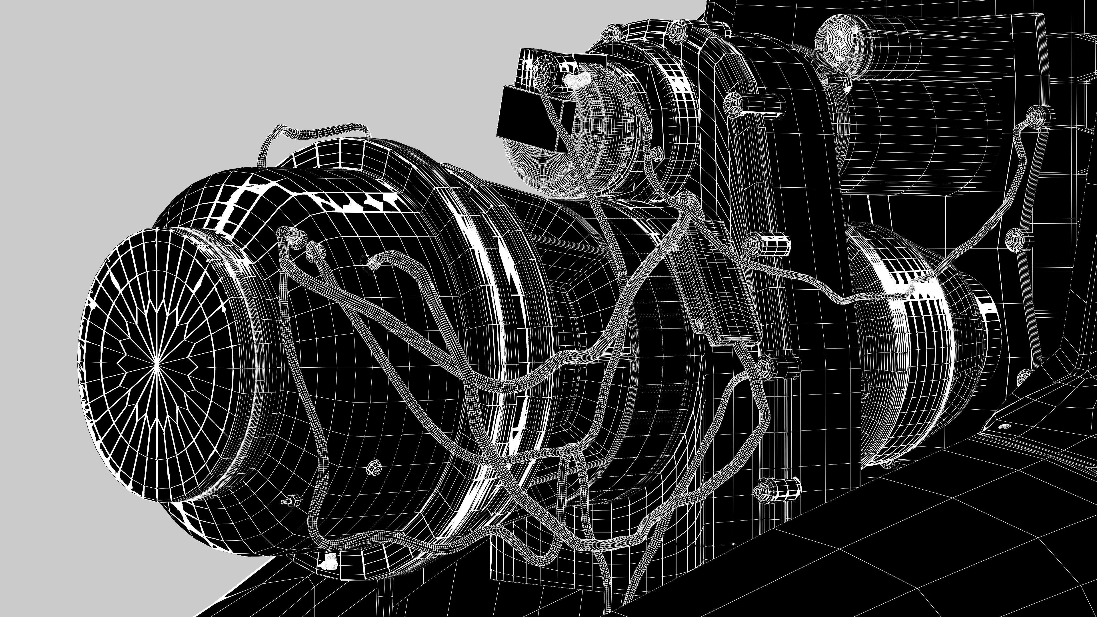 NEW AWESOME HELICOPTER RIGGED Low-poly 3D model_21