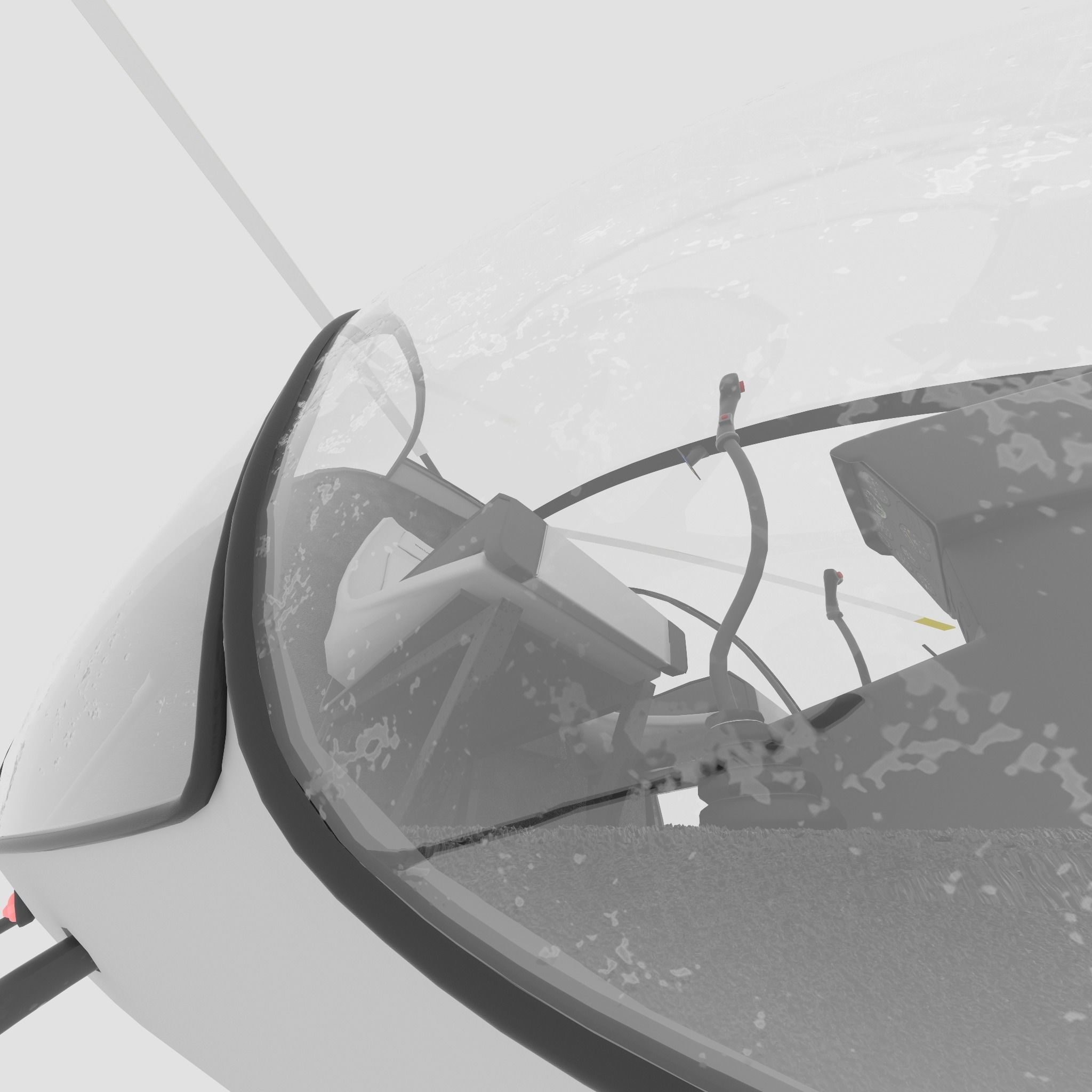 NEW AWESOME HELICOPTER RIGGED Low-poly 3D model_36