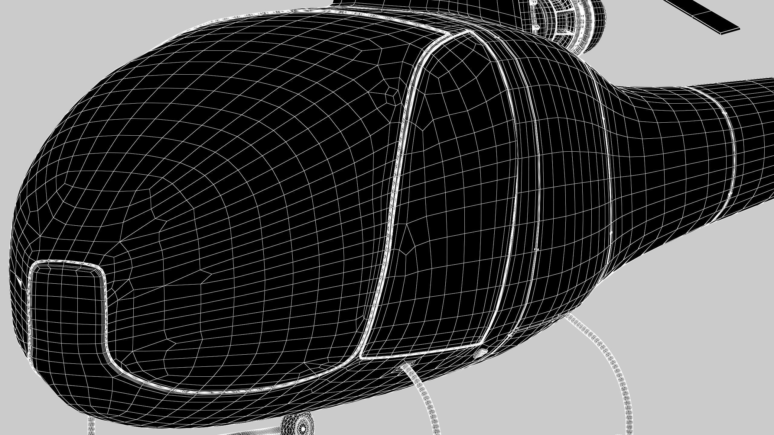 NEW AWESOME HELICOPTER RIGGED Low-poly 3D model_23