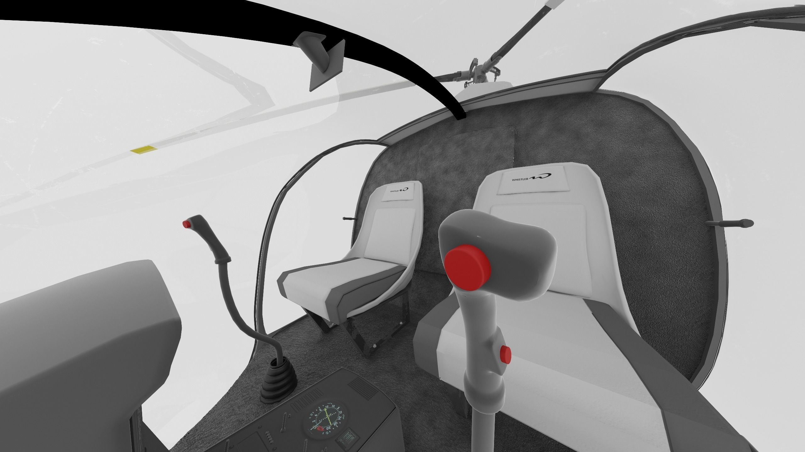 NEW AWESOME HELICOPTER RIGGED Low-poly 3D model_32