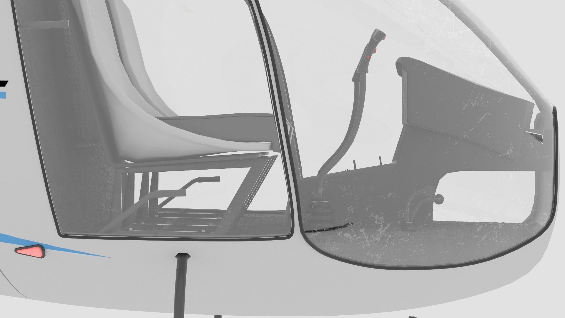 NEW AWESOME HELICOPTER RIGGED Low-poly 3D model_26