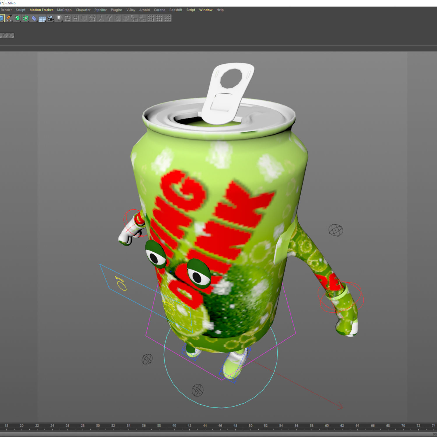 Cartoon Characters 3D model_10