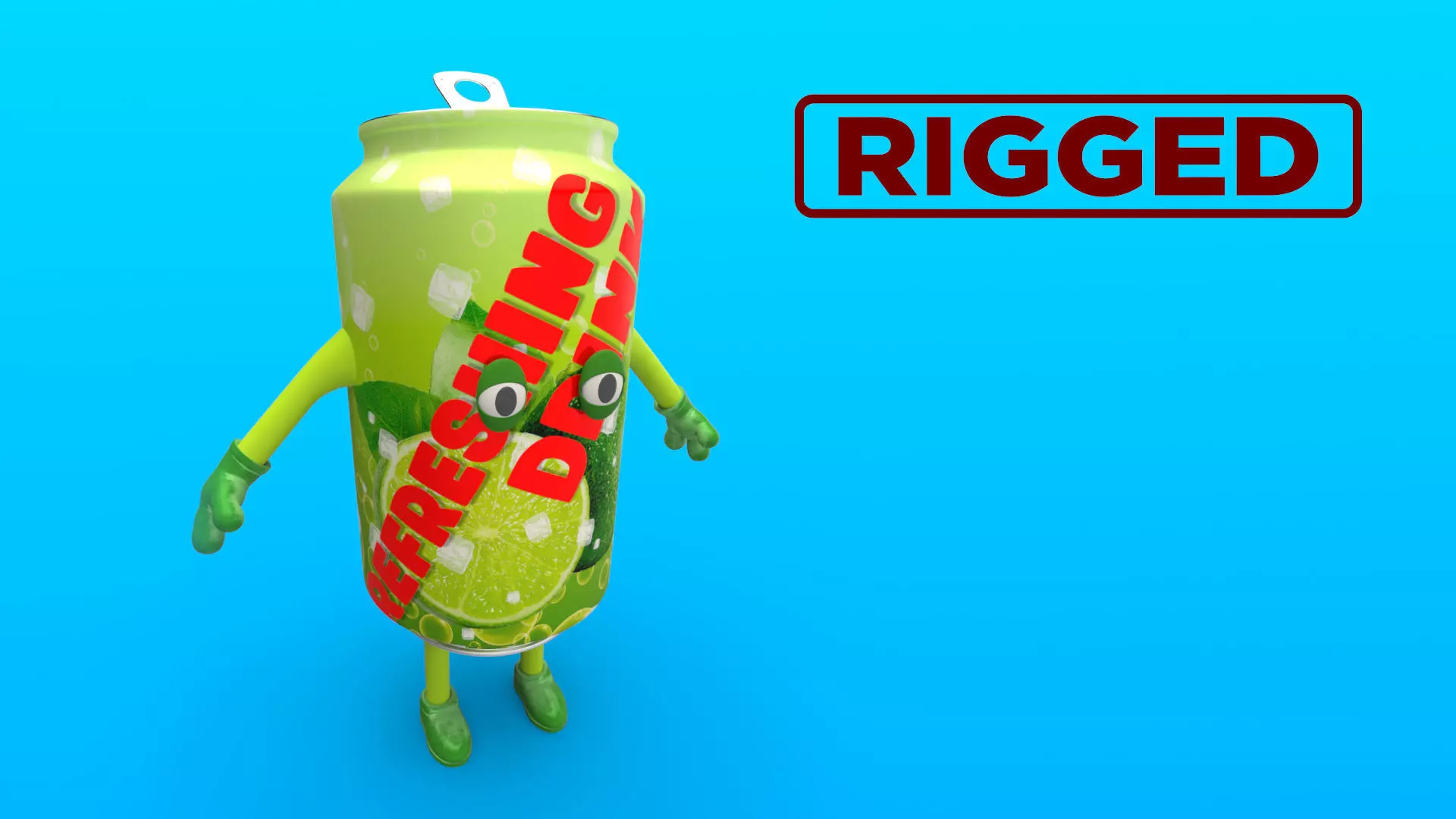 Cartoon Characters 3D model_0