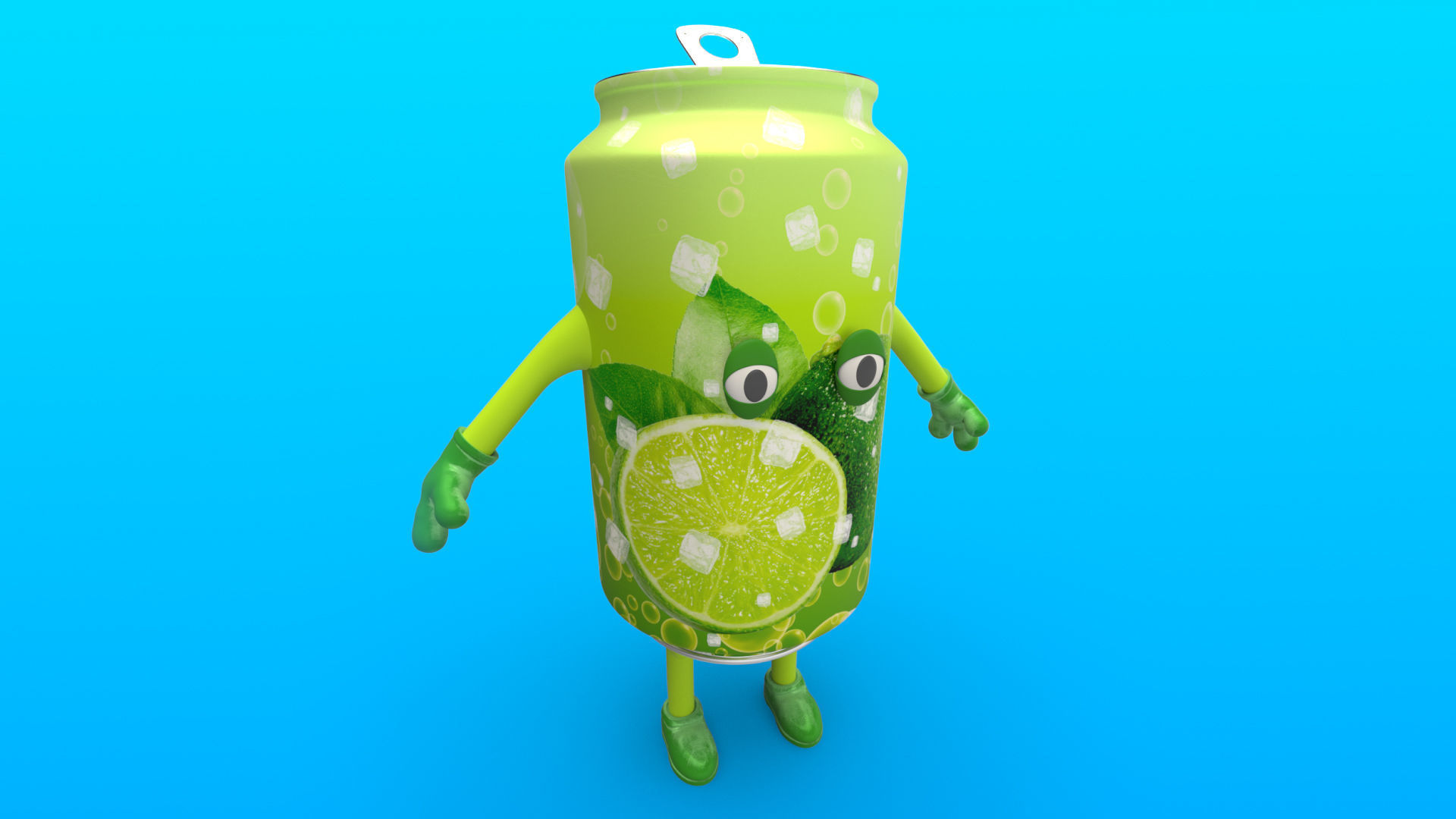 Cartoon Characters 3D model_7