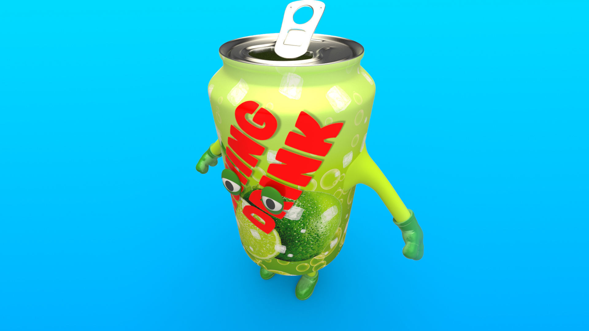 Cartoon Characters 3D model_3