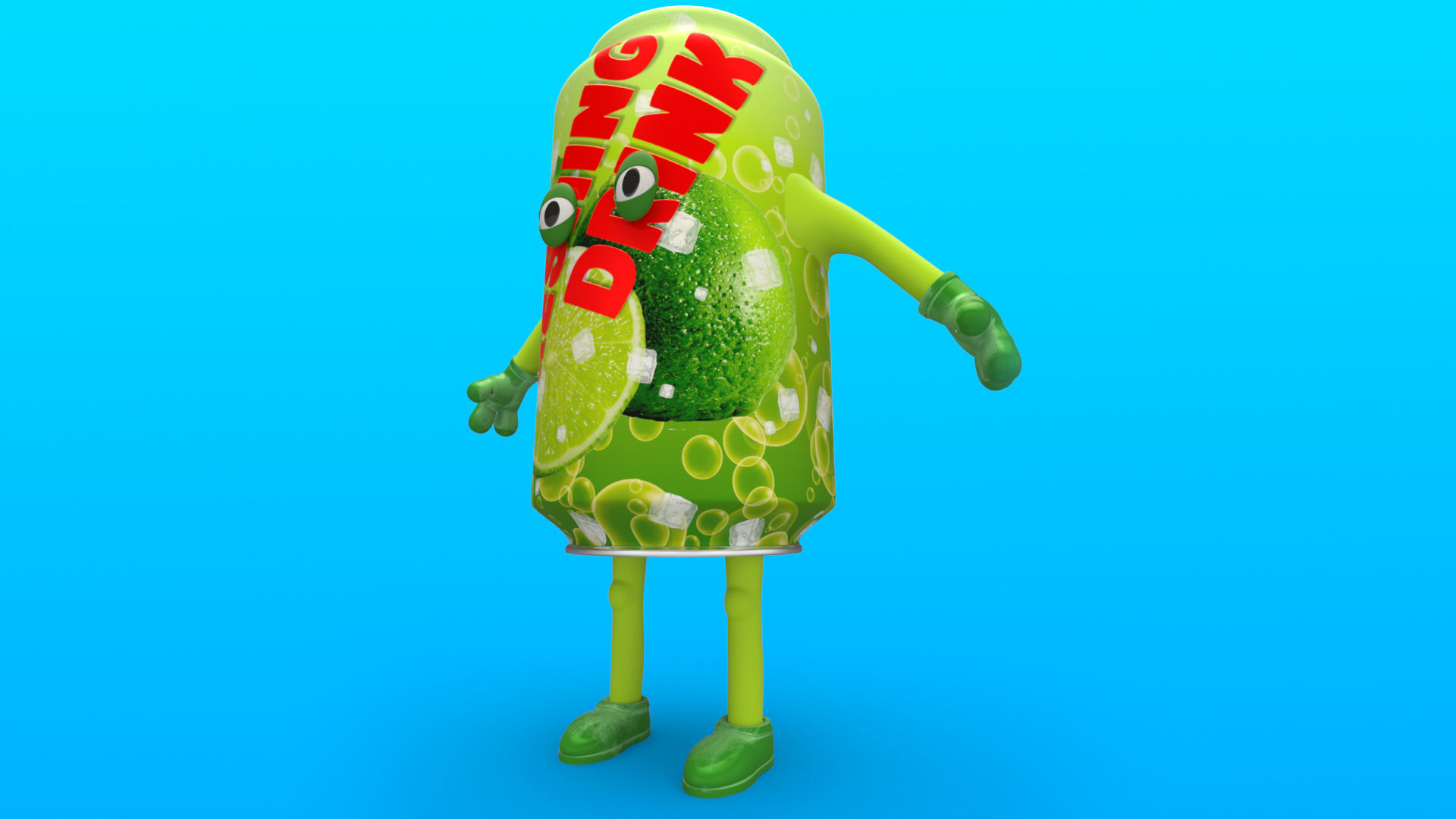 Cartoon Characters 3D model_5
