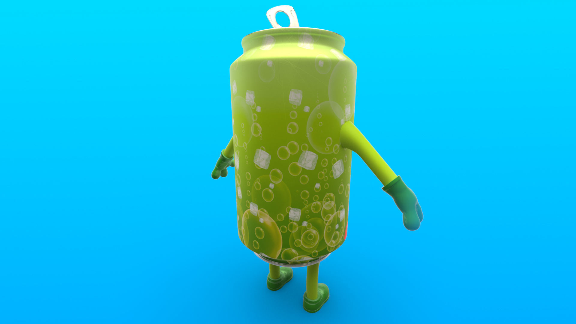 Cartoon Characters 3D model_4