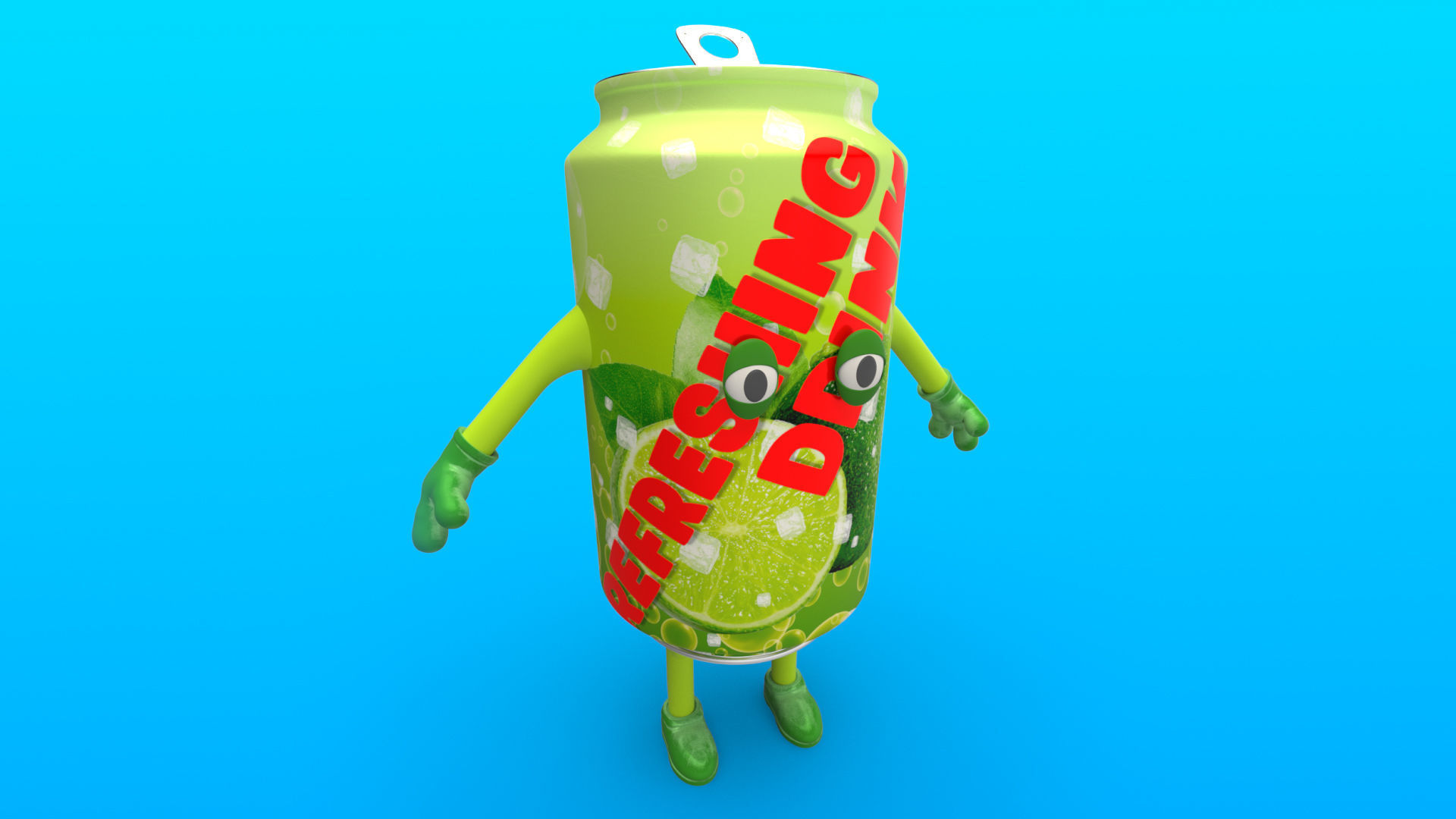 Cartoon Characters 3D model_2