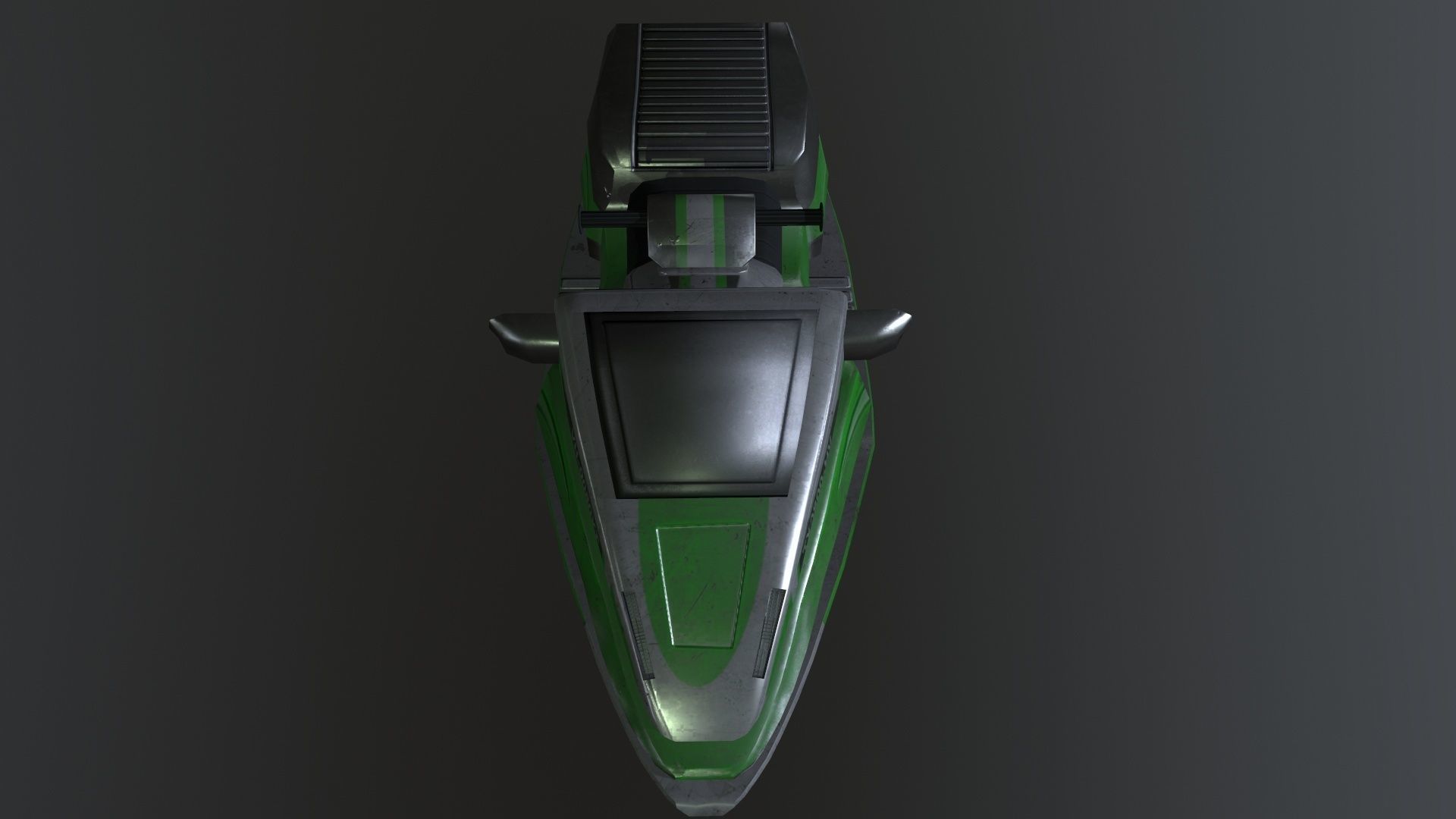 Water Scooter Low-poly 3D model_5