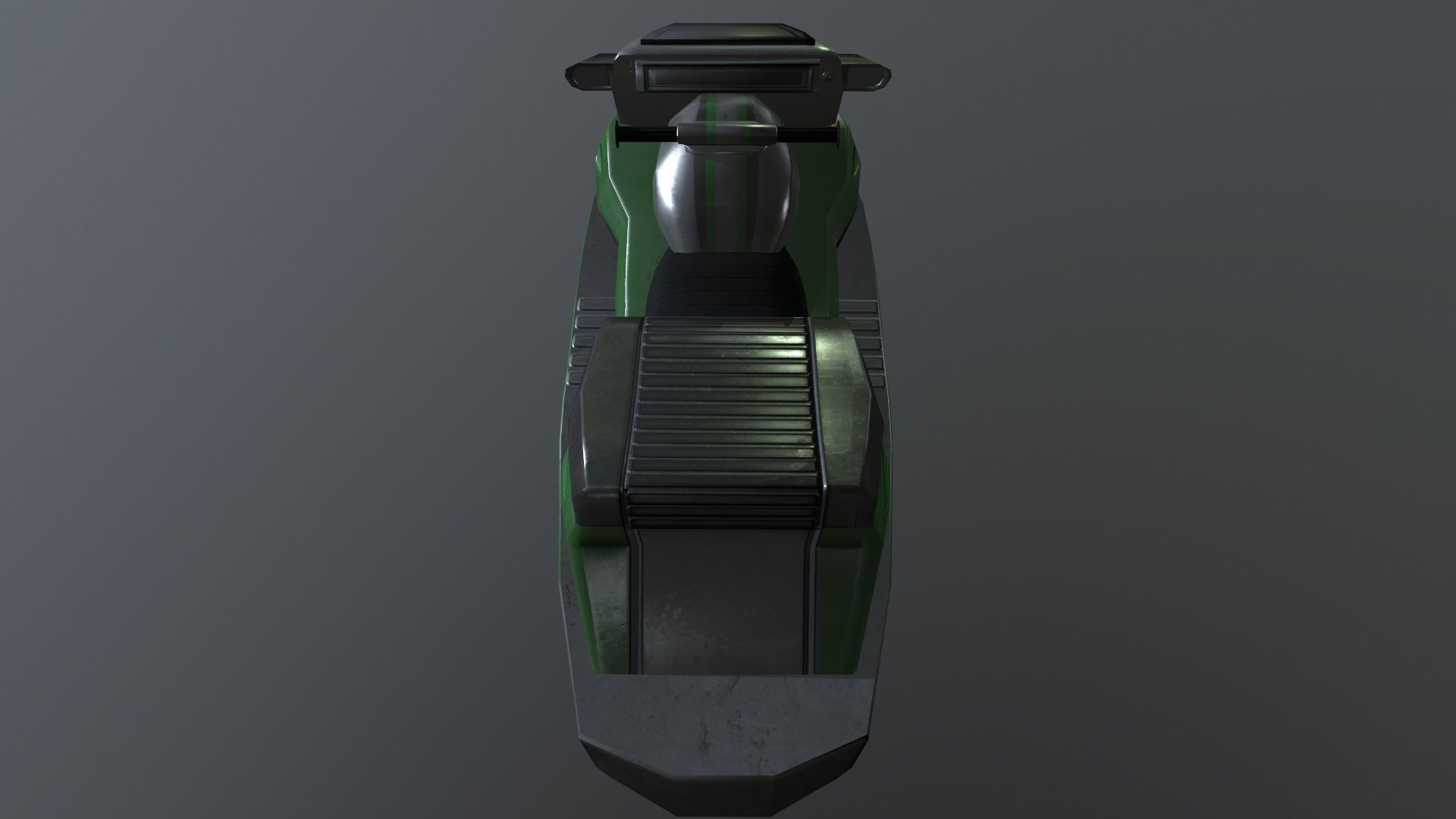 Water Scooter Low-poly 3D model_6