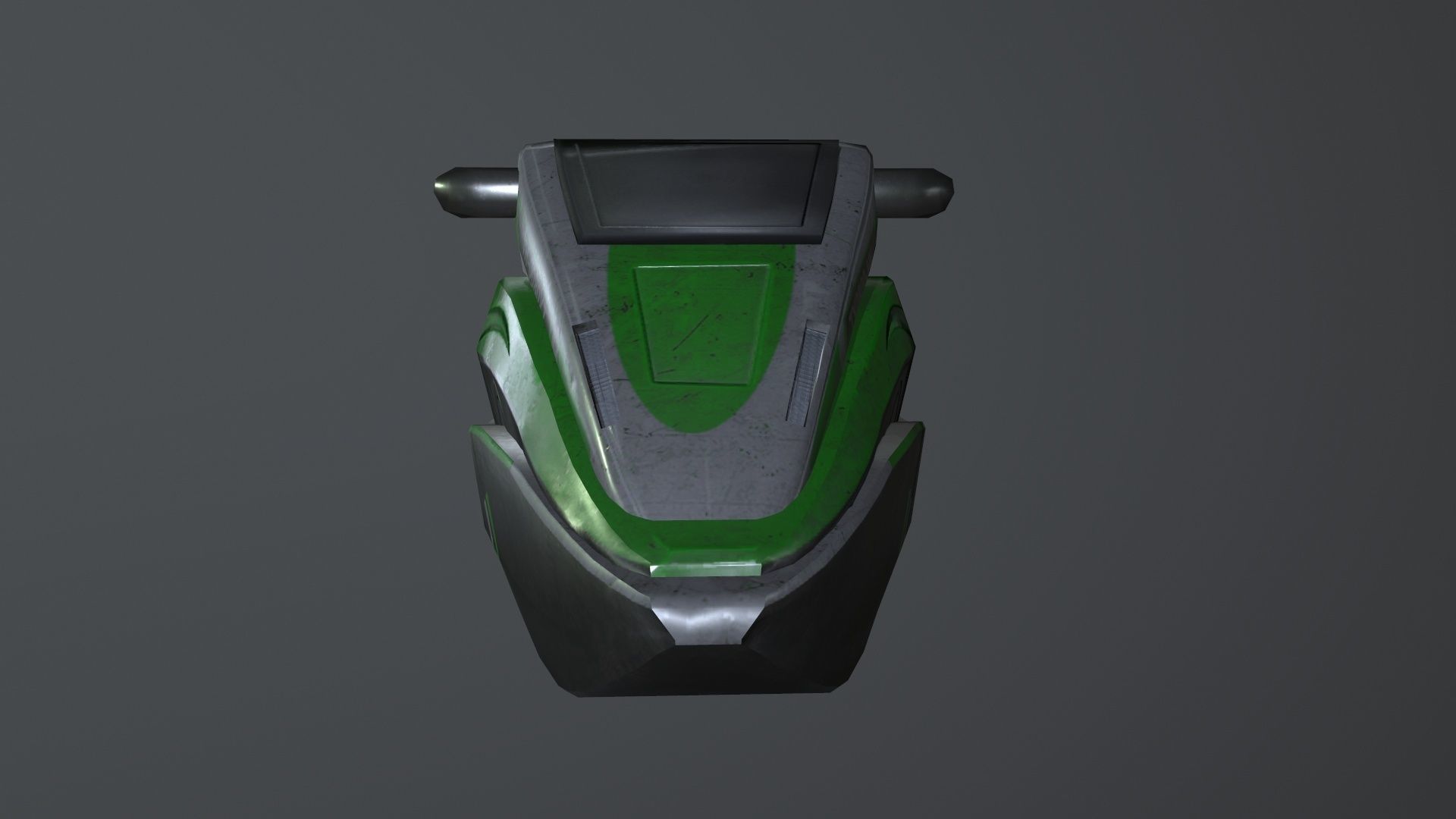 Water Scooter Low-poly 3D model_4