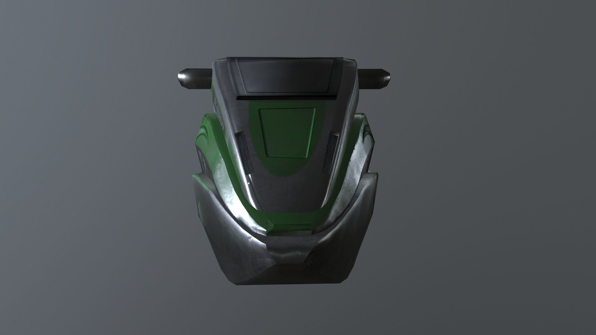 Water Scooter Low-poly 3D model_3