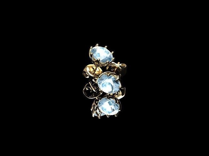 Jewelry Earring Tops 3D print model