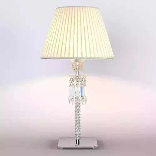 TORCH LAMP WHITE LAMPSHADE 3D model