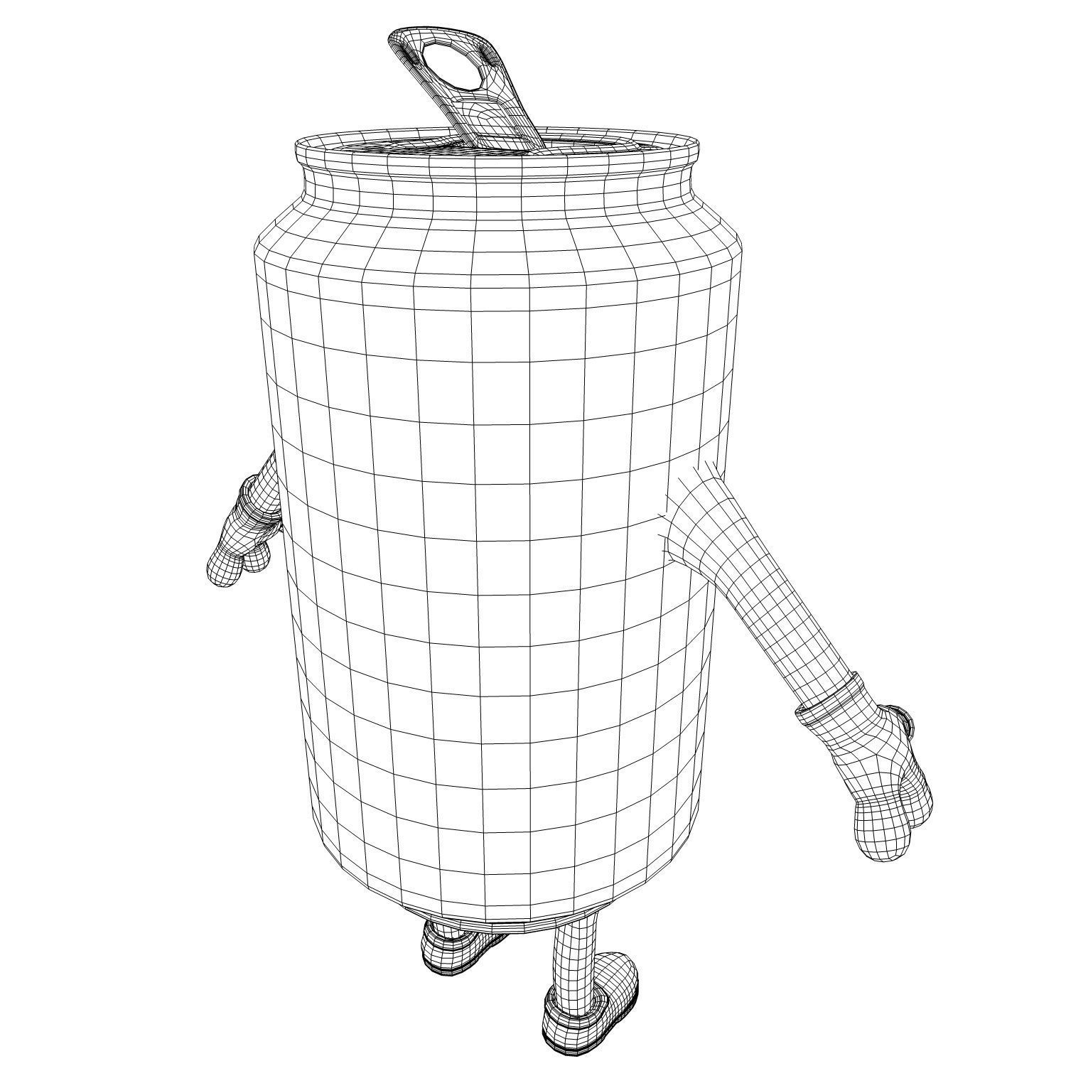 Cartoon Characters 3D model_14