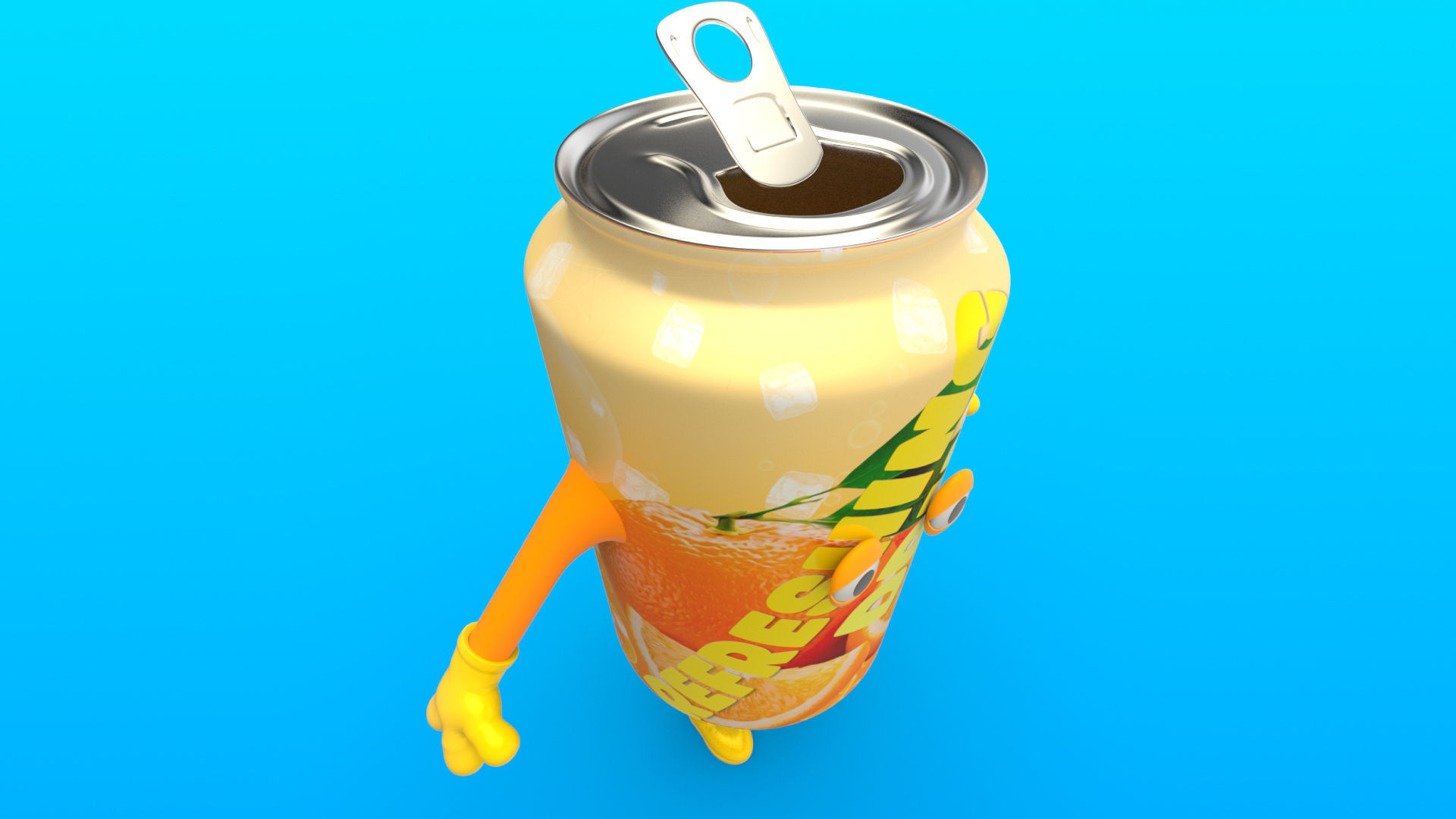 Cartoon Characters 3D model_6